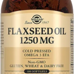 Солгар Льняное масло 1250 мг (капсулы 1823 мг N100) NHS U.S., LLC США