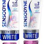 Сенсодин Клиникал уайт Sensodyne Clinical White Зубная паста Активное отбеливание от темного налета (75 мл) GlaxoSmithKline Словакия