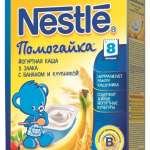 Нестле Каша Помогайка молочно-йогуртовая 3 злака банан, клубника с 8 месяцев (250 г) ООО Нестле - Россия