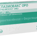 Спазмовакс ОРО (таблетки 80 мг+80 мг № 20) Доппель Фармачеутици С.р.Л Италия