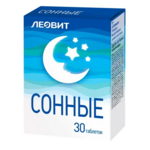 Сонные (таблетки 0,55 г №30) Леовит Нутрио ООО (г. Москва)-Россия