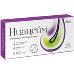 Ниацейм Никотиновая кислота для волос буфус (тюб.-кап. 5 мл №10) Реневал (RENEWAL), ЗАО ПФК Обновление - Россия