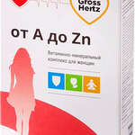 Витаминный комплекс от A-Zn для женщин (таблетки п. о. 1100 г №30) Grosshertz Квадрат-С ООО - Россия