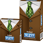 Визит Доттед Vizit Dotted Точечные с пупырышками Презервативы (N3) Рихтер Рабба Технолоджи Сдн. Бхд. Малайзия