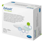 Повязка Цетувит плюс Силикон Zetuvit Plus Silicone суперабсорбирующая с контактным слоем стерильная (12,5 х 12,5 см №10) Пауль Хартманн АГ Paul Hartmann AG - Германия