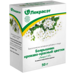 Боярышник кроваво-красный цветки(БАД) (50 г) Лекра-СЭТ ООО (г. Барнаул) - Россия