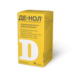 Де-нол (табл. п. плен. о. 120 мг № 56) Астеллас Фарма Продакшен ООО ЗиО-Здоровье ЗАО (г. Подольск) Россия
