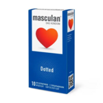 Маскулан Masculan Dotted Презервативы с пупырышками (№ 10 шт.) М.П.И. M.P.I Фармацойтика ГмбХ - Германия