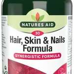 Natures aid hair skin&nails formula Формула для волос кожи и ногтей (таблетки №30) Нейчерс айд - Англия