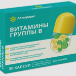 Витамины группы В (капсулы 360 мг N30) Летофарм ООО - Россия