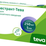 Фулвестрант-Тева (раствор для внутримышечного введения 250 мг/5 мл 5 мл № 1 шприц) Тева Фармацевтические Предприятия Лтд Израиль Плива Хрватска д.о.о. Республика Хорватия