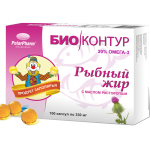 Рыбный жир с маслом расторопши (капсулы 330 мг N100) БиоКонтур Полярис ООО (г. Мурманск) - Россия