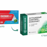 Антацидный комплекс- Изжоганет вкус Мяты (таблетки 630 мг №20) Green Side Грин Сайд ООО - Россия