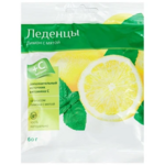 PL Доктор Столетов Карамель леденцовая с витамином С со вкусом лимона с мятой (пастилки 60 г) Эркафарма Гуслица ООО - Россия