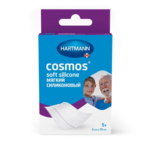 Пластырь Лейкопластырь Космос Софт Cosmos Soft Silicone мягкий силиконовый нестерильный (6x10 см N5 шт.) Пауль Хартманн АГ Paul Hartmann AG - Испания/Германия