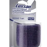 Люксан Luxsan Бинт эластичный самофиксирующийся на полипропиленовой основе (6 см х 4 м фиолетовый) Интертекс ООО-Россия