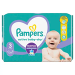 Подгузники Памперс 3 Актив Бэби Драй (6-10 кг N44) Pampers Active Baby-dry Проктер энд Гэмбл-Новомосковск ООО-Россия