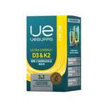УЕСАППС Uesupps Ультра Энерджи Витамин D3 (Д3) и К2 (капсулы 430 мг №30) (Ultra Energy D3 & K2) Ultra Energy Supplements Trading L.L.C. ОАЭ