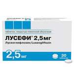 Лусефи (табл. п. плен. о. 2.5 мг № 30) Сервье РУС ООО Россия