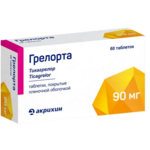 Грелорта (табл. п. плен. о. 90 мг № 60) Акрихин ХФК АО Россия