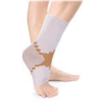 Бандаж на голеностопный сустав эластичный AS-E01 ТТОМАН Ttoman (размер S (26-30 см) бежевый) Экотен ООО (г. Санкт- Петербург) - Россия