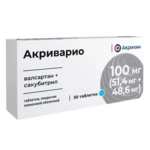 Акриварио (табл. п. плен. о. 100 мг (51.4 мг+48.6 мг) № 30) Акрихин ХФК АО Россия