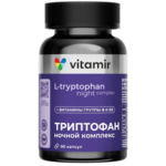Триптофан ночной комплекс (капсулы 580,0 мг N90) Витамир Vitamir Квадрат-С ООО-Россия