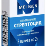 Стрептоцид (порошок для наружного применения 2 г № 2 пакет) Мелиген ФП ЗАО Россия