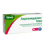 Лерканидипин-Тева (табл. п. плен. о. 20 мг № 56) Балканфарма - Дупница АД Республика Беларусь
