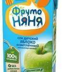 ФрутоНяня сок детский Яблоко осветленный гипоаллергенный без сахара (500 мл) Прогресс ОАО - Россия