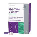 Дуослим эксперт Утро и Вечер (капс. Утро по 0,45 г. и капс.Вечер 0,3 г. N60) Фармакор Продакшн - Россия