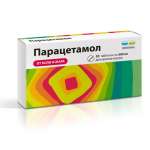 Парацетамол (таблетки 500 мг № 20) Реневал (Renewal) Обновление ПФК АО г. Новосибирск Россия