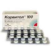 Корвитол 100 (таблетки 100 мг N50) Берлин-Хеми АГ - Германия