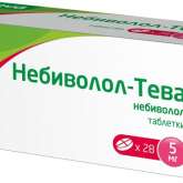 Небиволол-Тева (таблетки 5 мг № 28 блистер) Актавис Групп ПТС ехф Исландия Балканфарма - Дупница АД Болгария