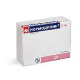Нормодипин (таблетки 5 мг N30) ОАО Гедеон Рихтер - Венгрия