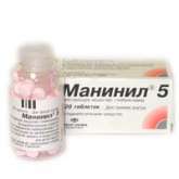 Манинил 5 (таблетки 5 мг N120) Берлин-Хеми АГ/Менарини Групп - Германия