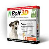 Рольф Клуб RolfClub 3D Капли от блох и клещей для собак 4-10 кг (3 пипетки) Экопром АО НПФ Россия