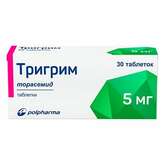 Тригрим (таблетки 5 мг № 30) Фармацевтический завод Польфарма АО Польша Акрихин ХФК АО Россия
