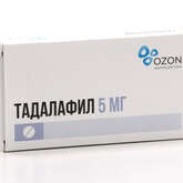 Тадалафил  (табл. п. плен. о. 5 мг № 14) Озон ООО г. Жигулевск Россия