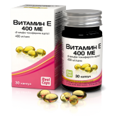 Витамин Е 400 МЕ (DL-Альфа-токоферола ацетат) (БАД) (капсулы 570 мг N30) РеалКапс АО - Россия