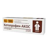 Кетопрофен-АКОС (гель для наружного применения 5 % 100 г туба (1)) Россия Синтез ОАО г. Курган