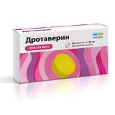 Дротаверин  (таблетки 40 мг № 28) Реневал (Renewal) Обновление ПФК ЗАО г. Новосибирск Россия