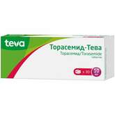 Торасемид-Тева (таблетки 10 мг № 30) Плива Хрватска д.о.о. Республика Хорватия