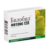 Билобил Интенс 120 (капсулы 120 мг № 20) АО КРКА, д.д., Ново место Словения